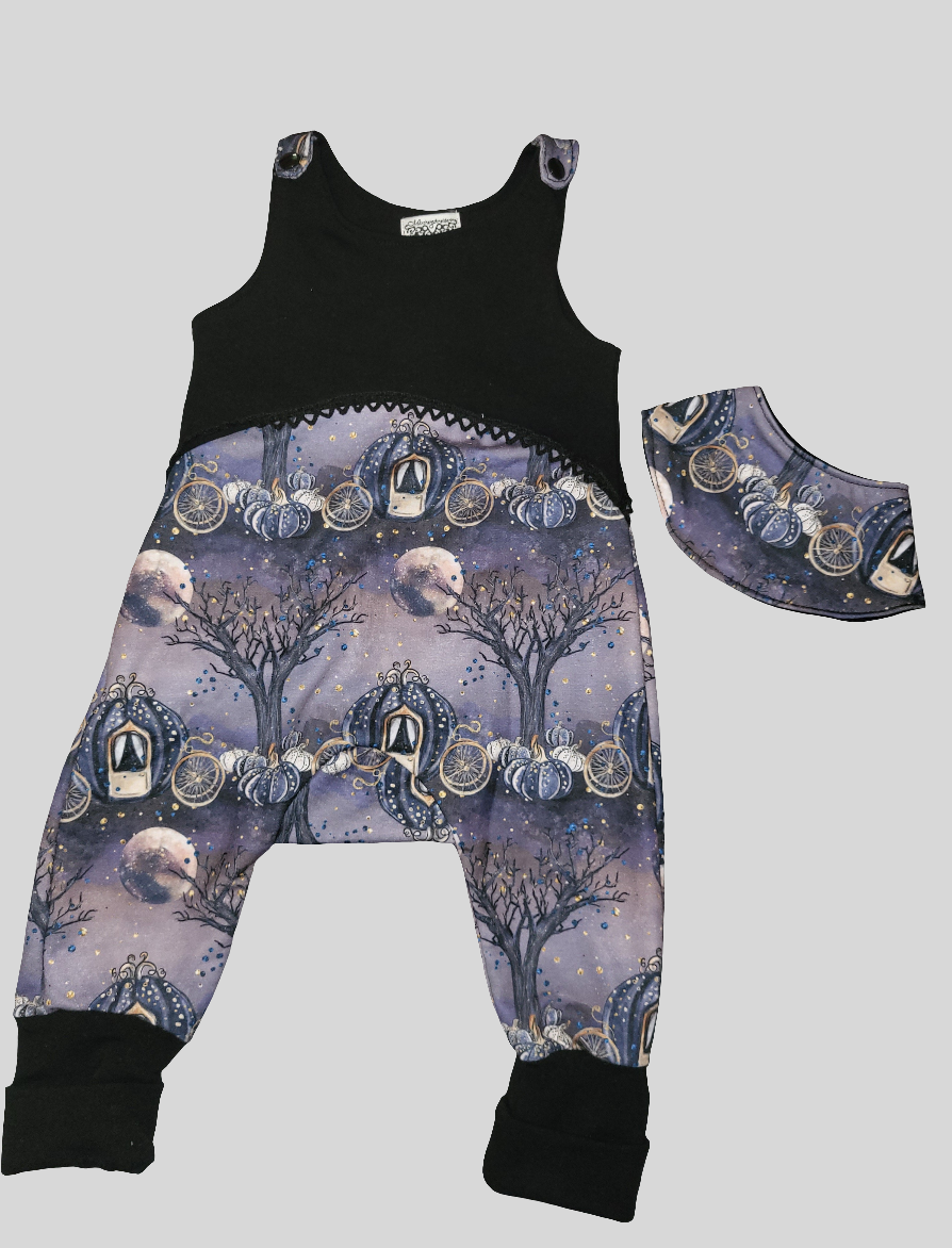 Strampler-Set "Kutsche Gothic" Größe 62-68