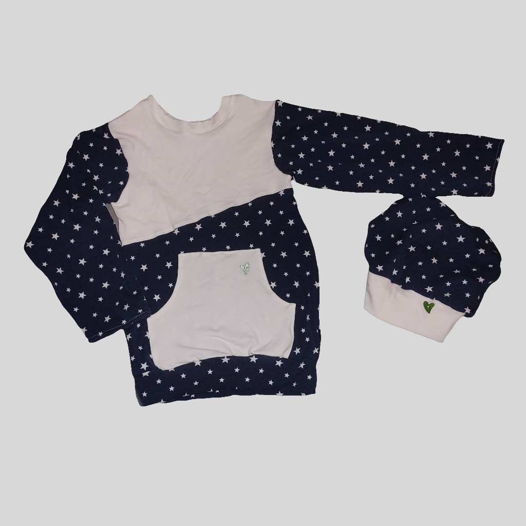 Pulli "Sterne" Größe 122 - 128