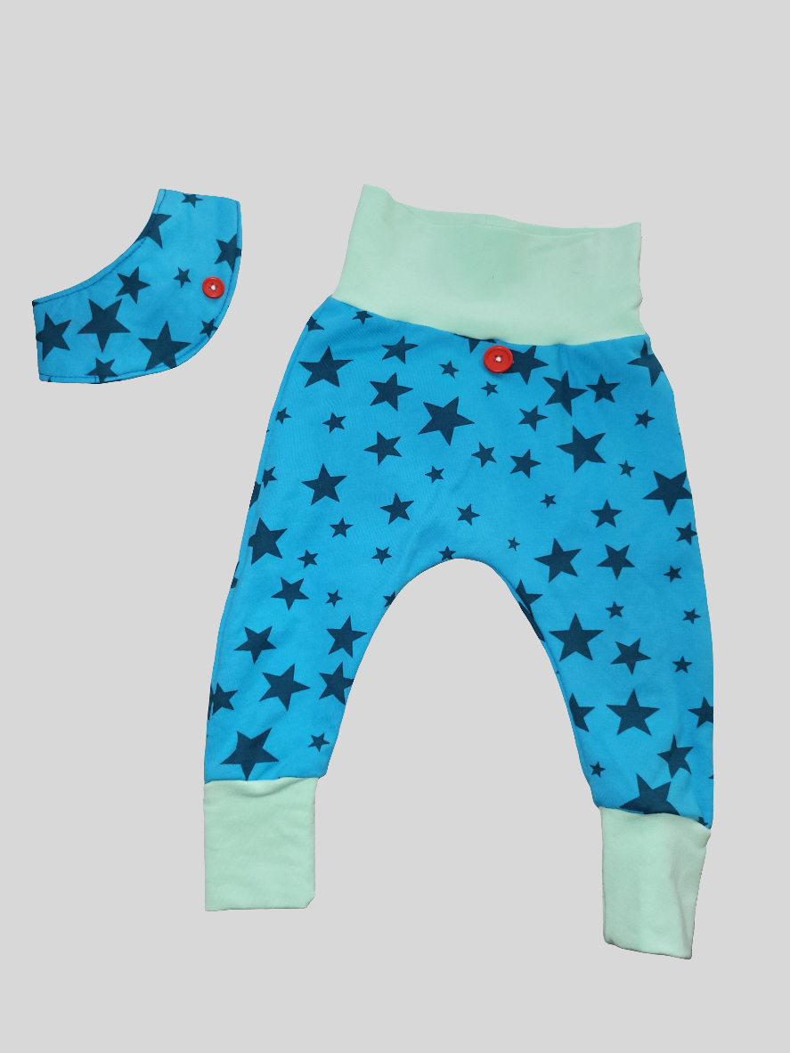 Hose "Sterne hell" Größe 74-80