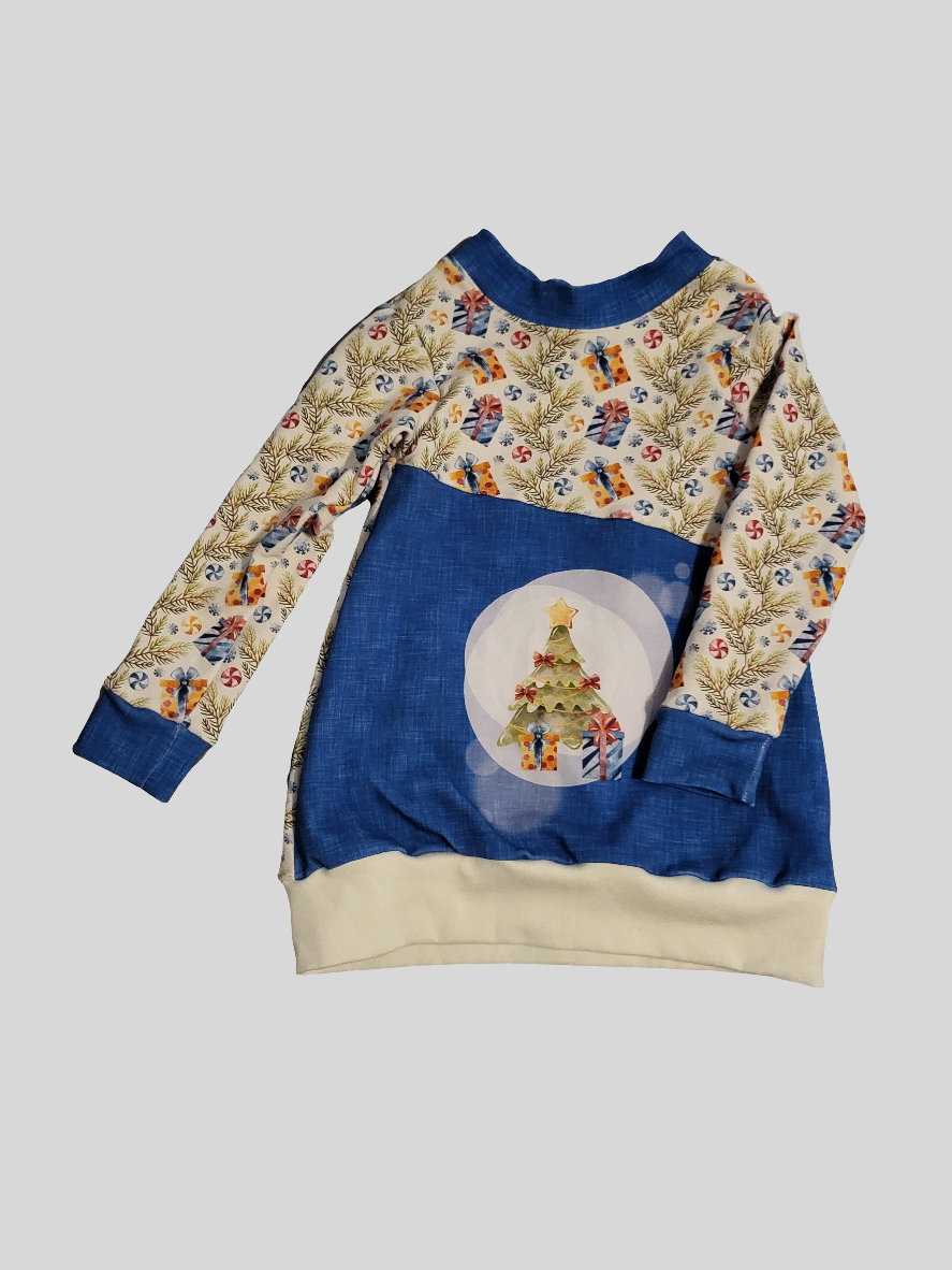 Weihnachts-Pulli "Baum" Größe 98-104