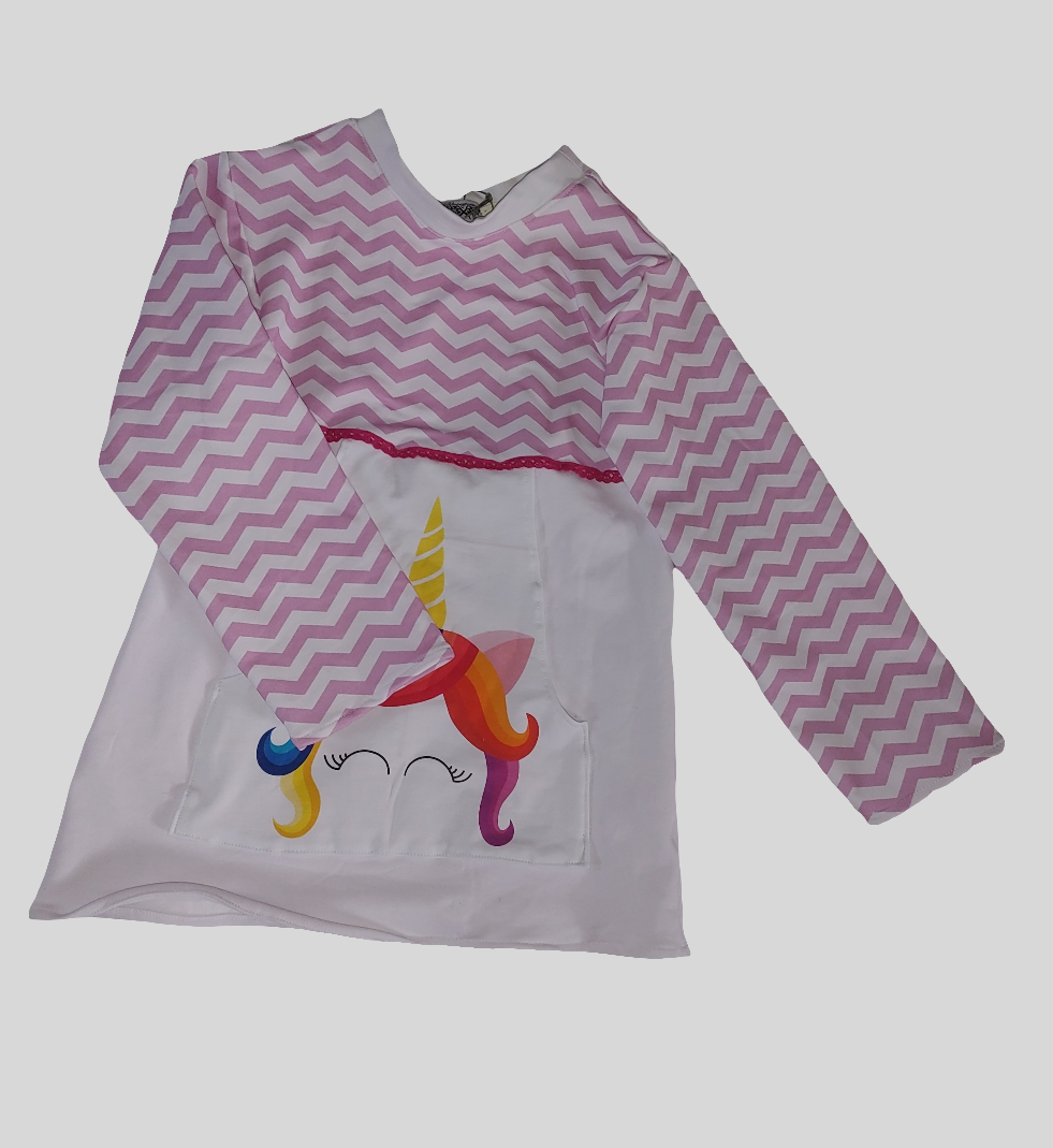 Pulli-Kleid "Einhorn" Größe 134-140