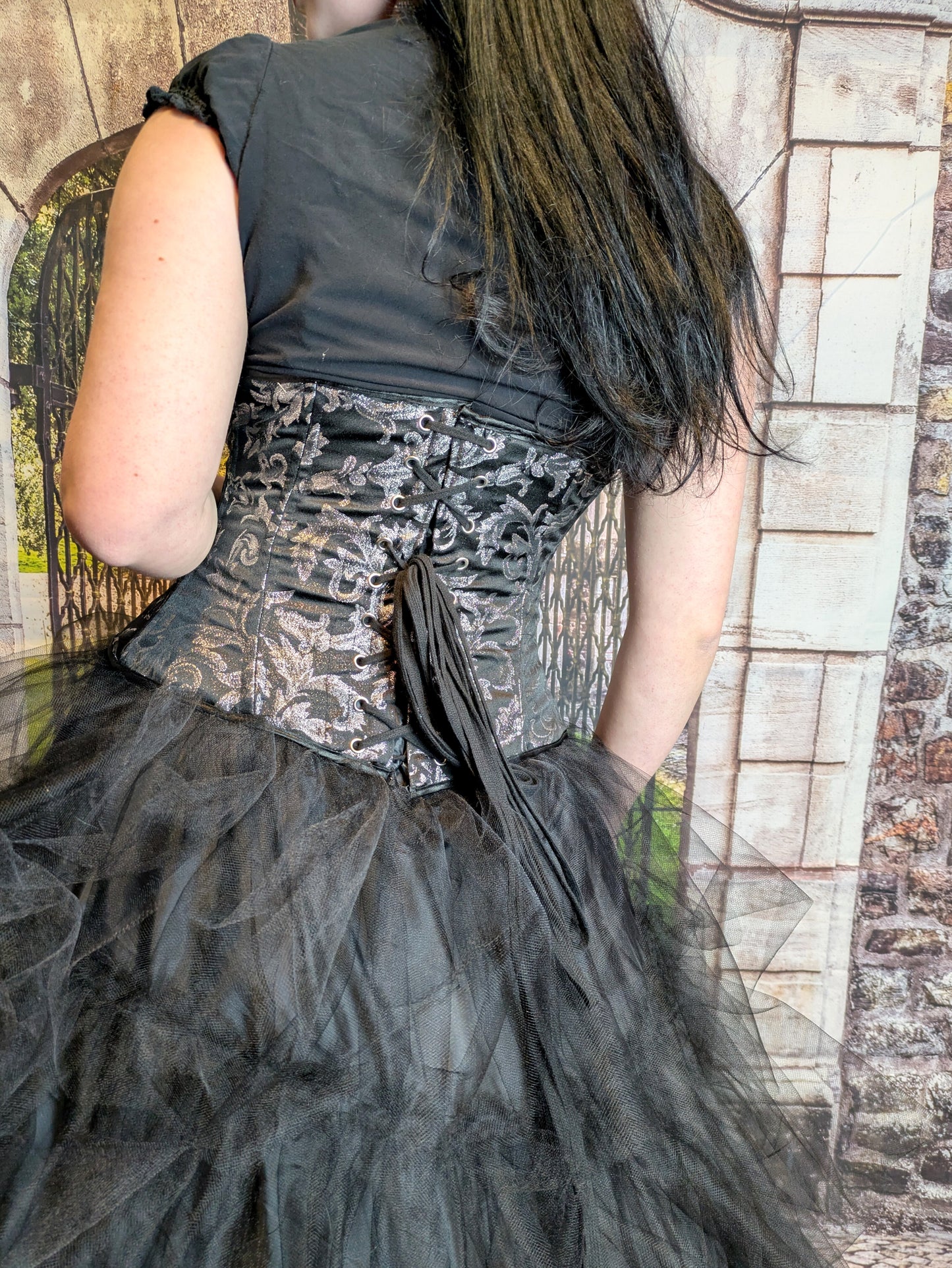 Unterbrustkorsett schwarz