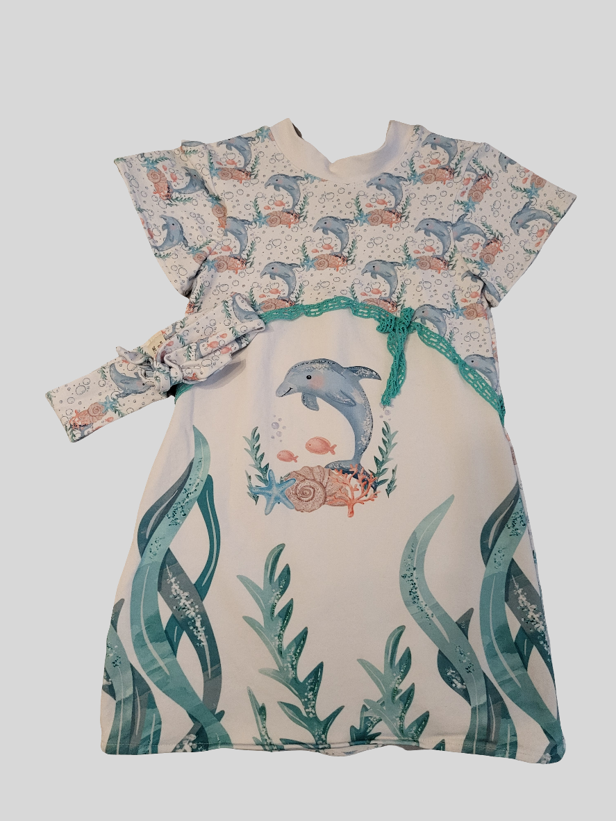 Kleid Set "Delfin" Größe 110 - 116