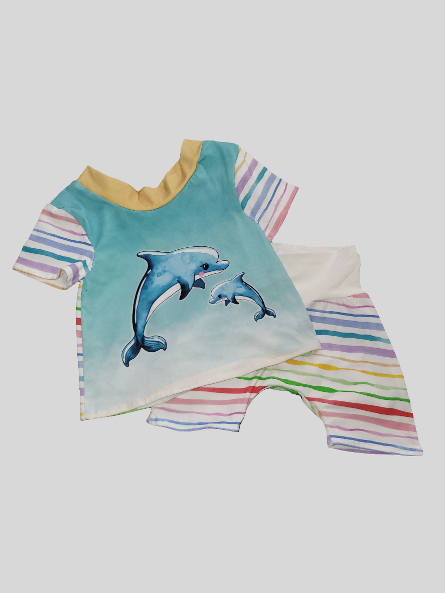 Sommer-Set "Delfin" Größe 92-98