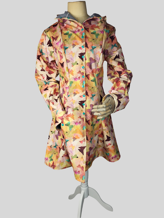 Softshell Jacke "bunter Herbst" Größe 36 bis 40