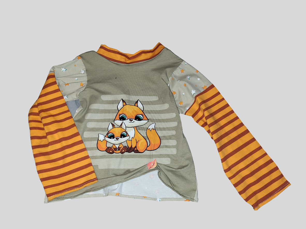 Pulli "Füchse" Größe 122-128