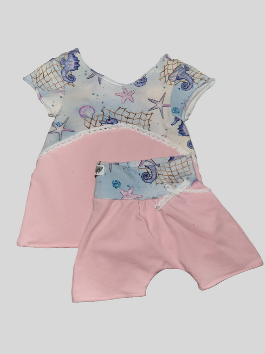 Sommer-Set "Meer blau" Größe 92-98