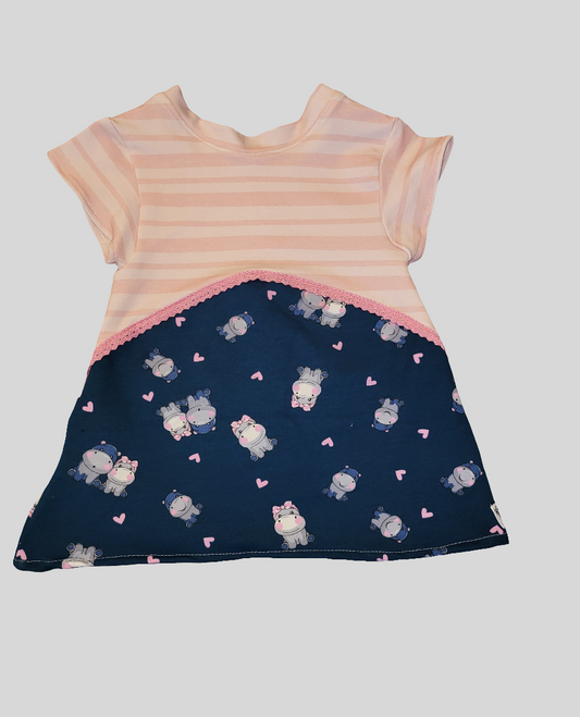 Kleid "Hippos" Größe 92-98