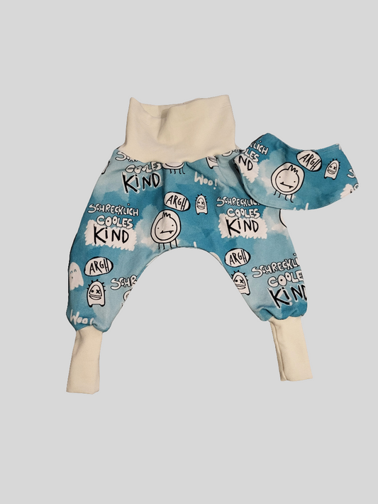 Hose "schrecklich cooles Kind" Größe 56-62