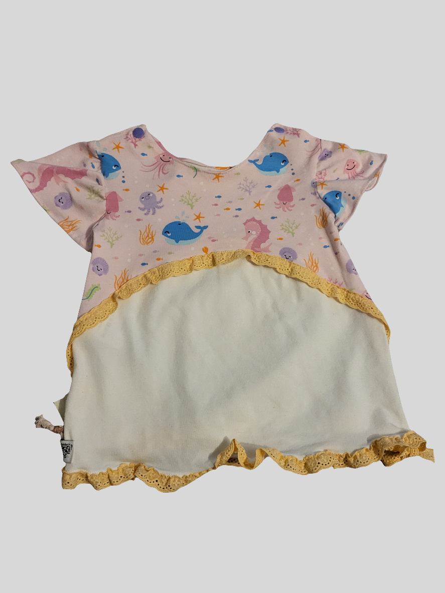 Sommer-Set "Meer rosa" Größe 74-80