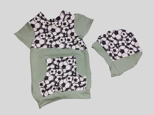 Longshirt "Fußball " Größe 104-110