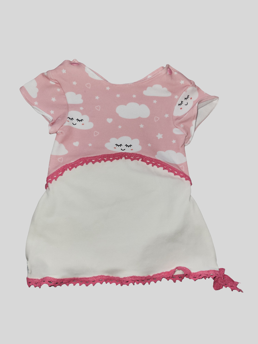 Sommer-Set "Wolken rosa" Größe 62-68