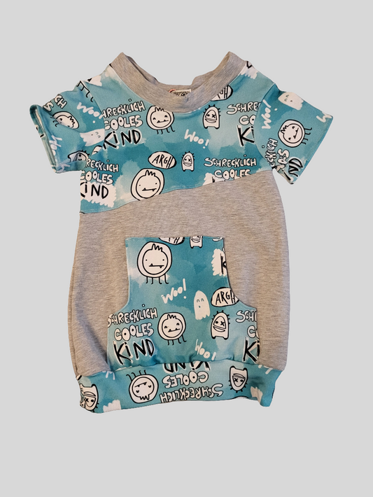 Longshirt "schrecklich cooles Kind" Größe 86-92