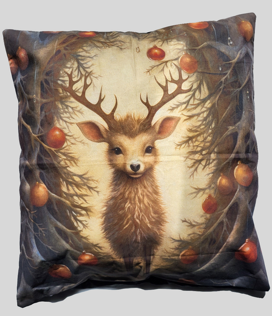 Kissen "Winter Reh"