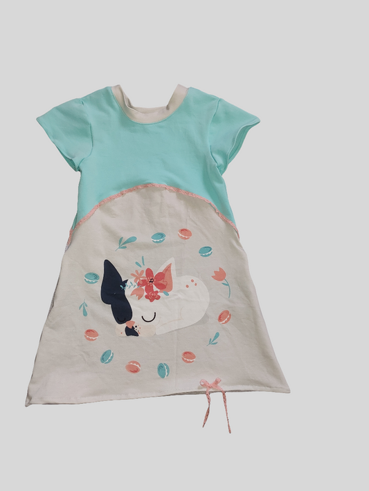 Kleid "Bulldogge" Größe 110-116