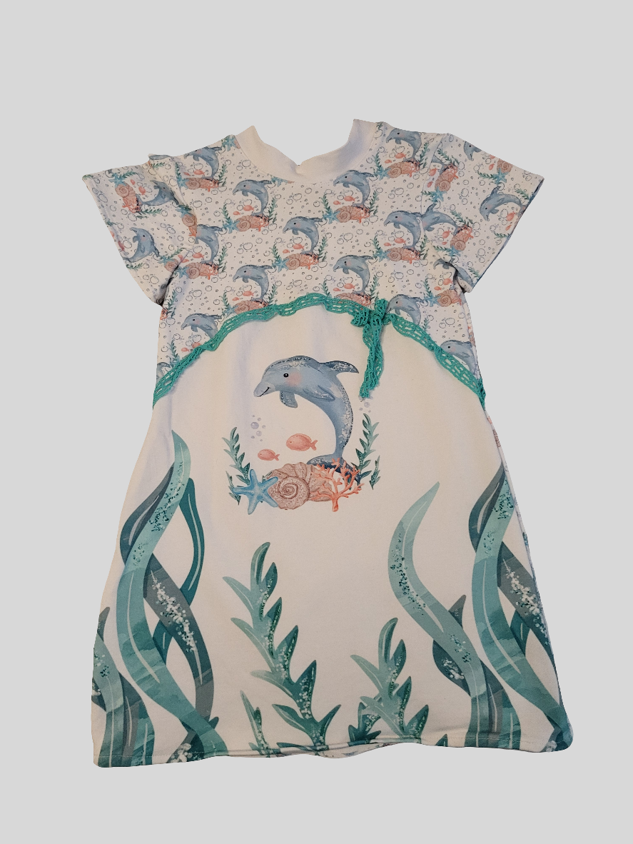 Kleid Set "Delfin" Größe 110 - 116
