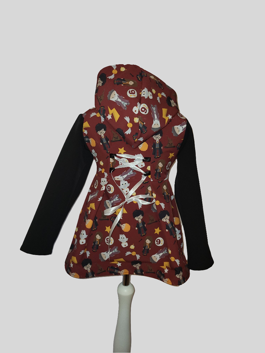 Softshell Jacke "Zauberer rot" Größe 110-116