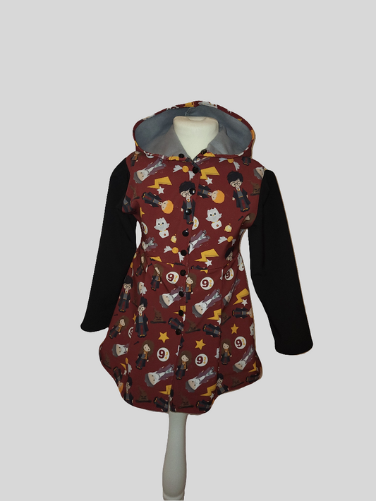 Softshell Jacke "Zauberer rot" Größe 110-116