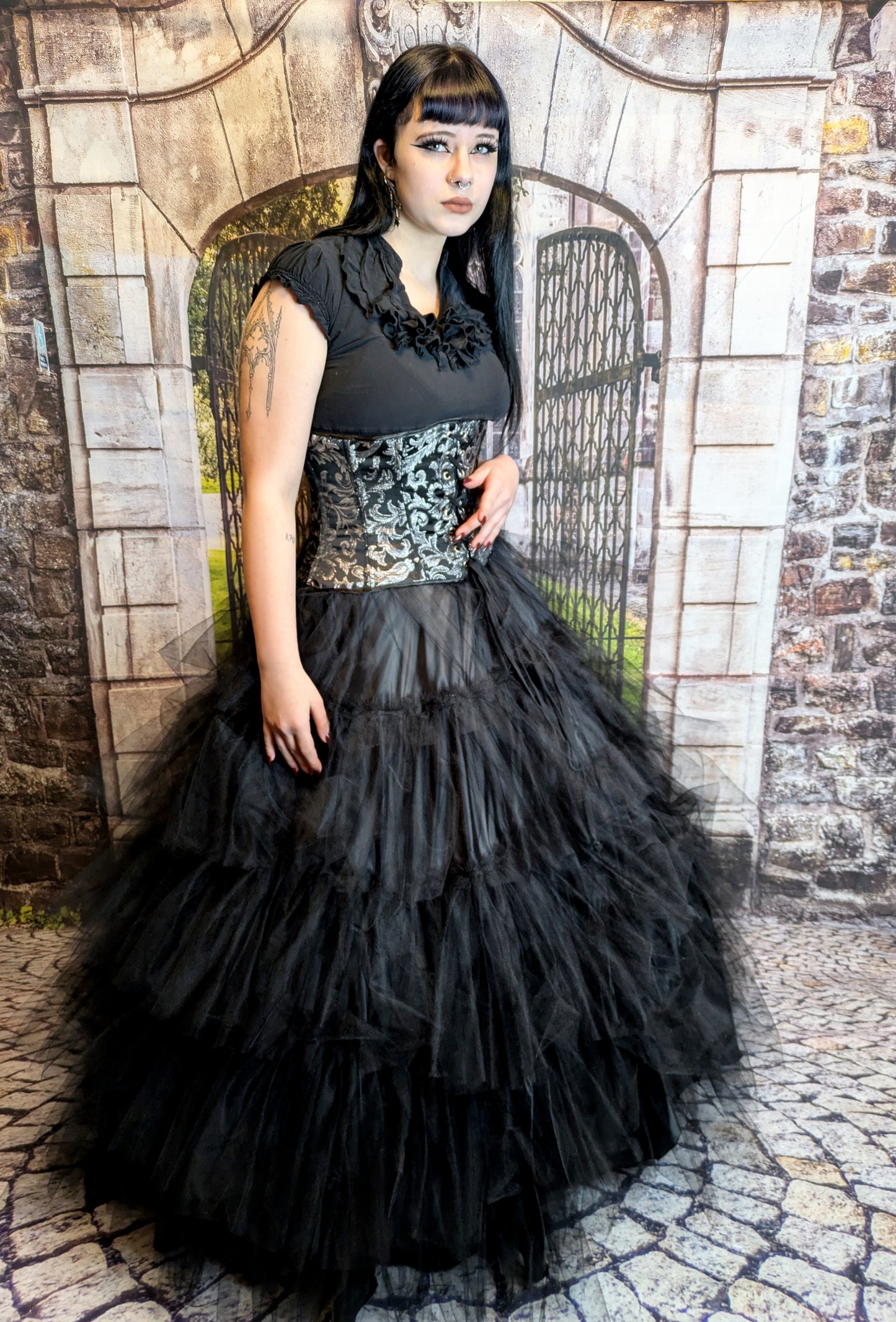 Unterbrustkorsett schwarz